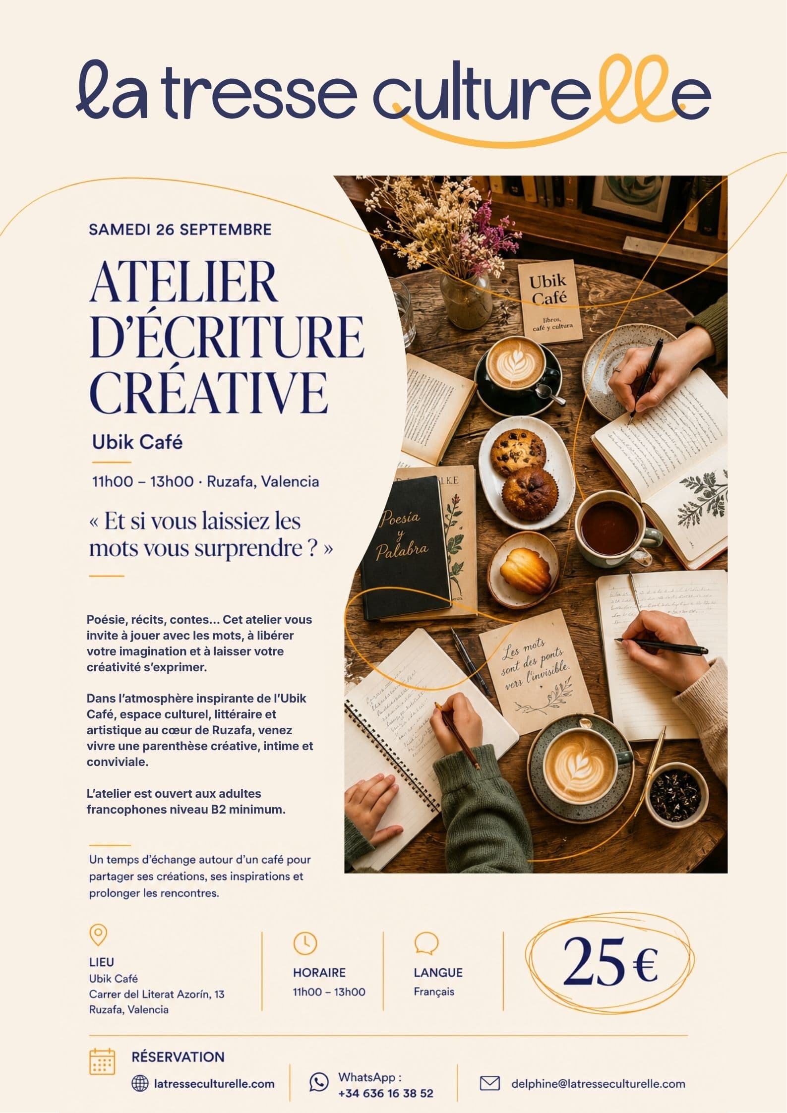 Ateliers d’Écriture Créative ! ✨
